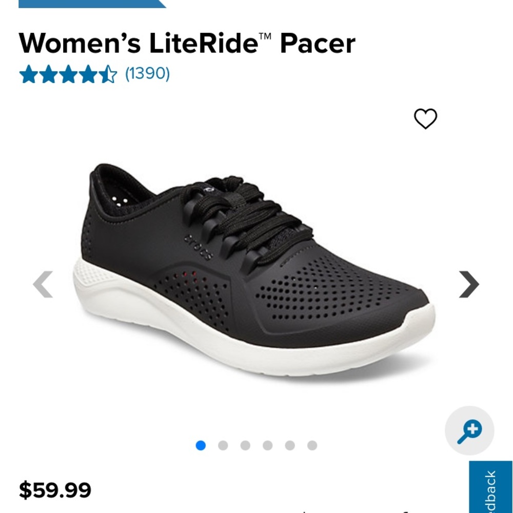 Size 6 croc sneaker. Worn once